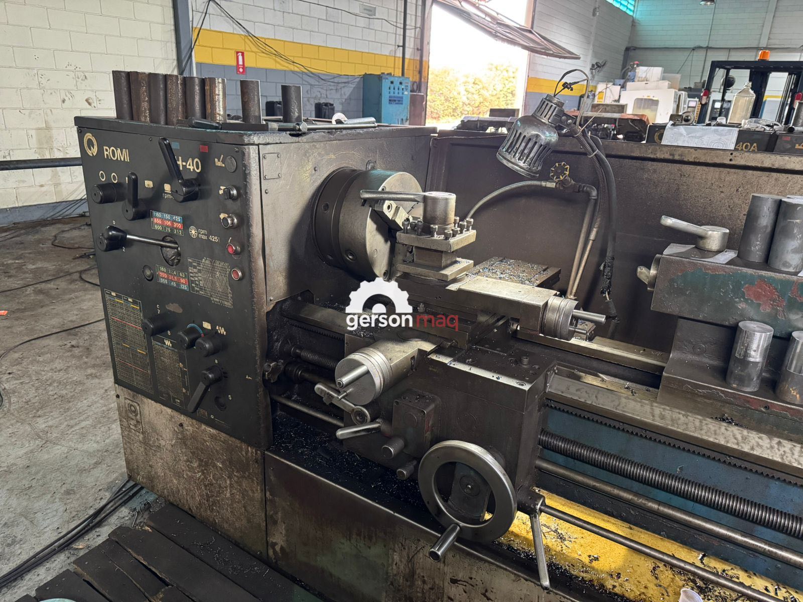 TORNO MECANICO ROMI IH-40 500 X 1500 MM